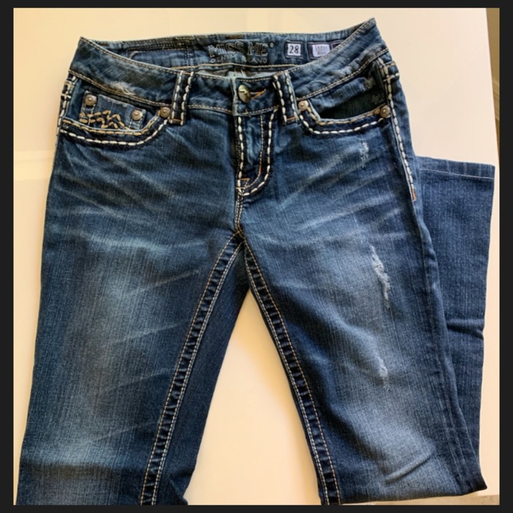 Miss Me Jeans Irene Boot Size 28.